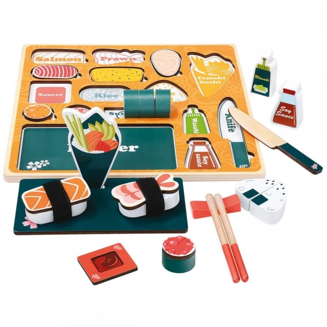Holz 3D-Puzzle Sushi-Bar von Bino