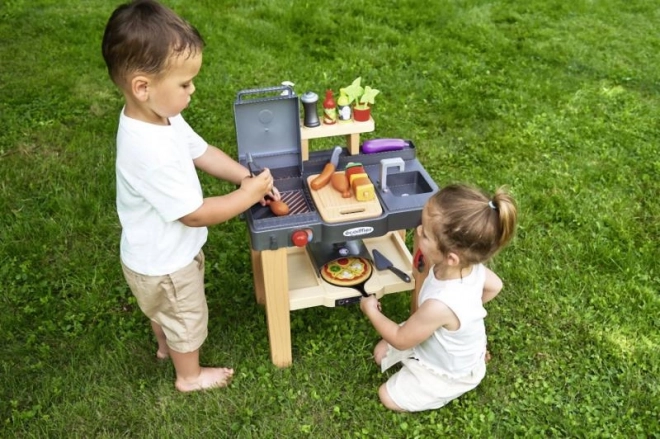 Sommerküche mit Pizzaofen