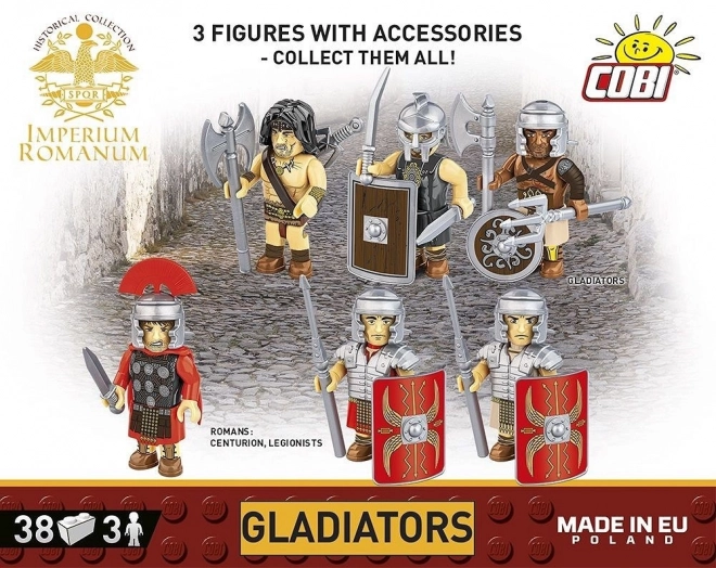 Imperium Romanum Bauklötze - Gladiatoren 3 Figuren