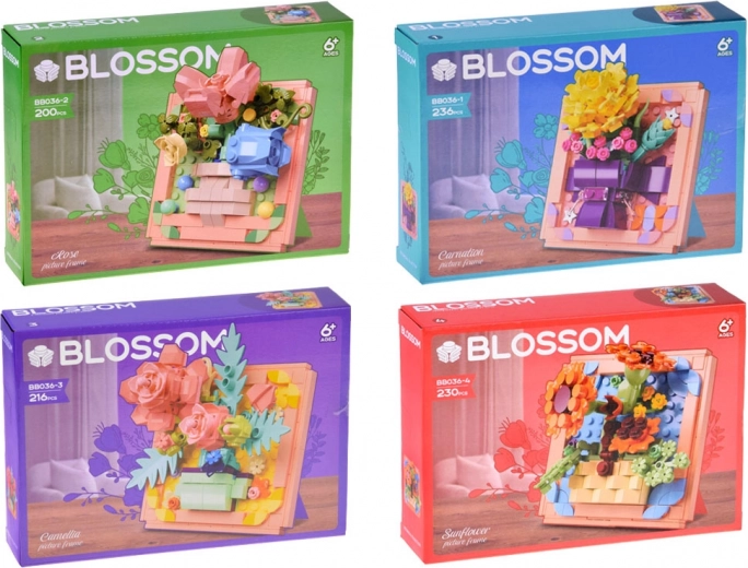 Vier blühende Motive für jedes Interieur