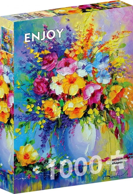 Puzzle Sommerblumen-Bouquet 1000 Teile