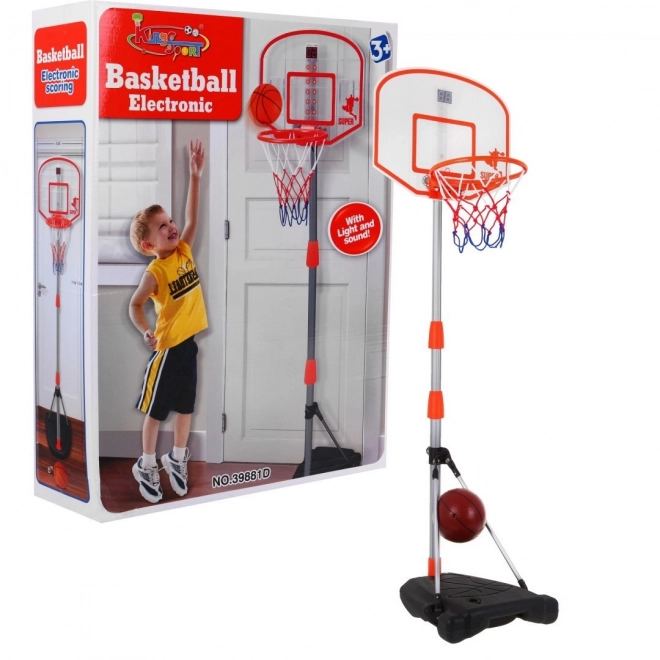 Elektronisches Basketball-Set 170 cm mit Punktzähler