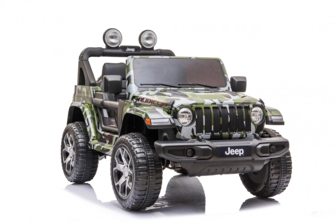 Jeep Wrangler Rubicon Kinder Elektroauto Kamuflage