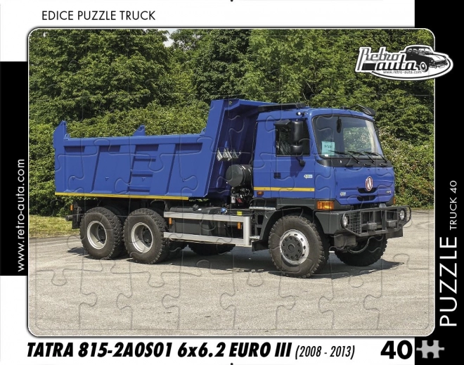 Retro-Fahrzeuge Puzzle LKW Tatra 815