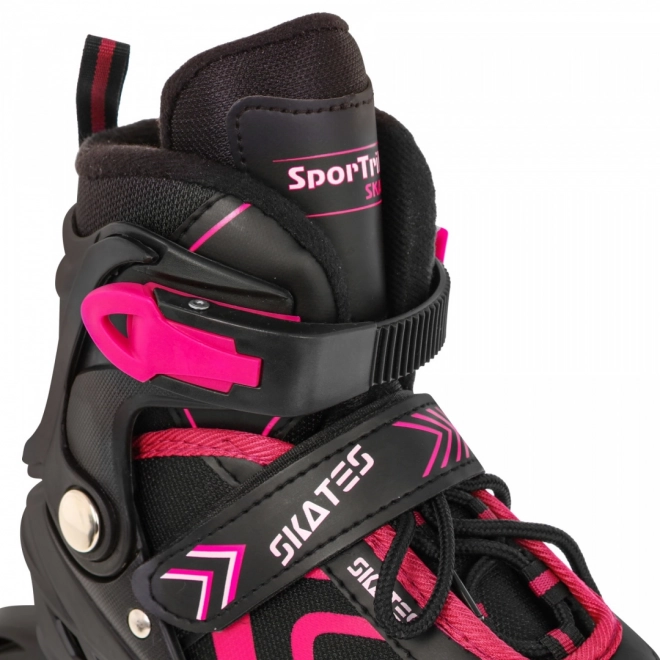 4-in-1 Rollschuhe, Schlittschuhe, Skates Set für Kinder Größe 29-33 Pink