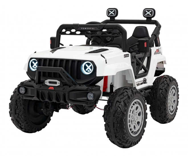 Elektrischer Kinder-Geländewagen Speed weiß