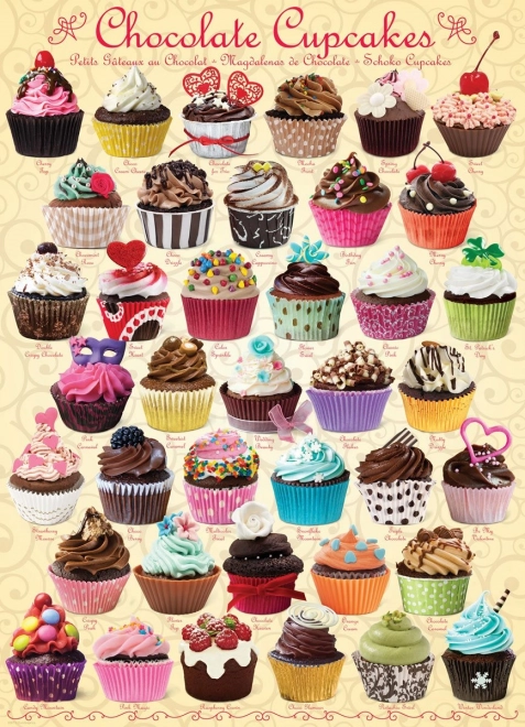 Eurographics Puzzle Schokoladen-Cupcakes 1000 Teile