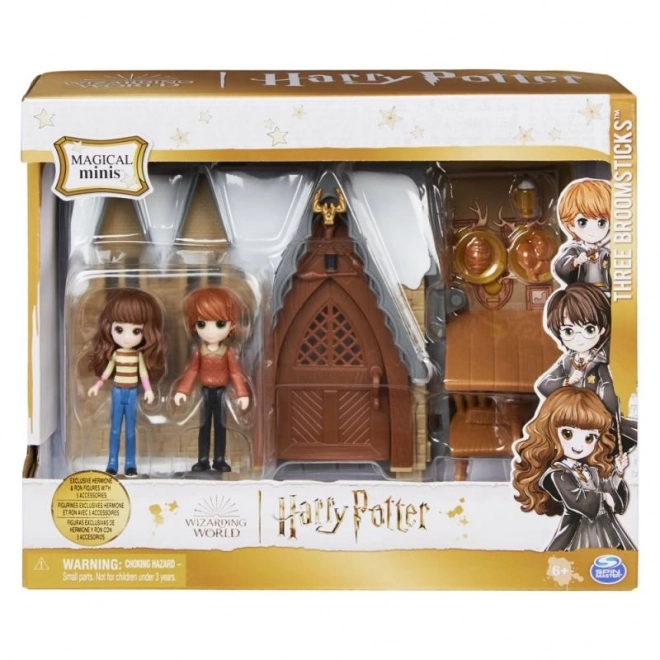 Harry Potter Spielset Drei Besen mit Figuren