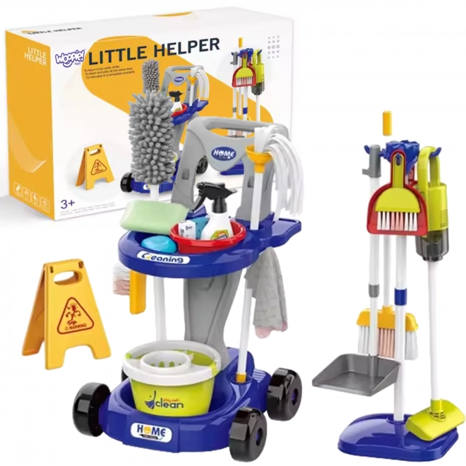 Woopie Putzwagen 3-in-1 Set für Kinder XXL 29-teilig