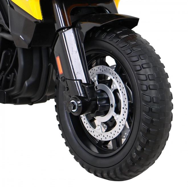 Kindermotorrad BMW F850 GS mit Batterie Gelb