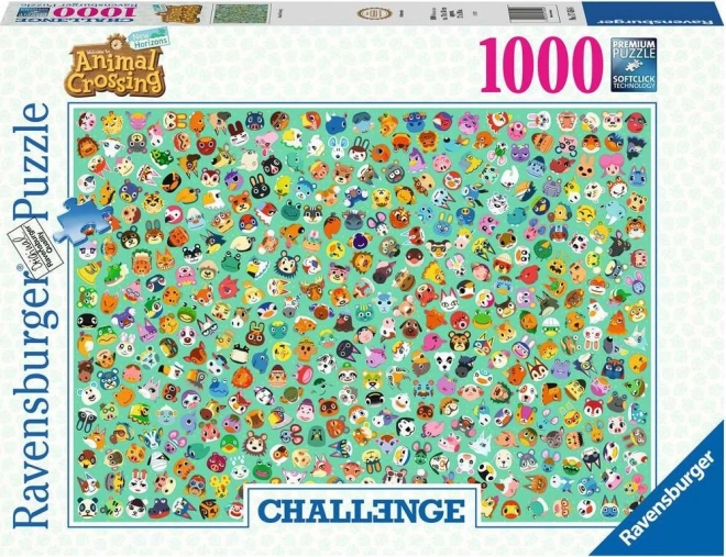 Puzzle Herausforderung: Animal Crossing 1000 Teile