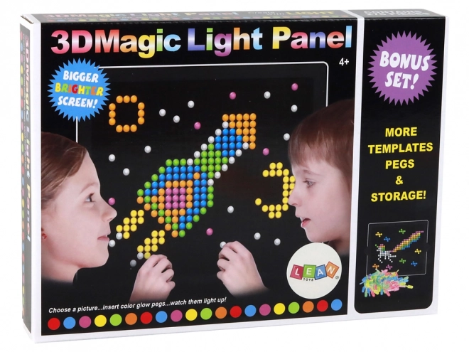 Magische 3D-Licht-Puzzle-Set