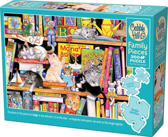 Cobble Hill Familienpuzzle Katzen-Geschichten 350 Teile