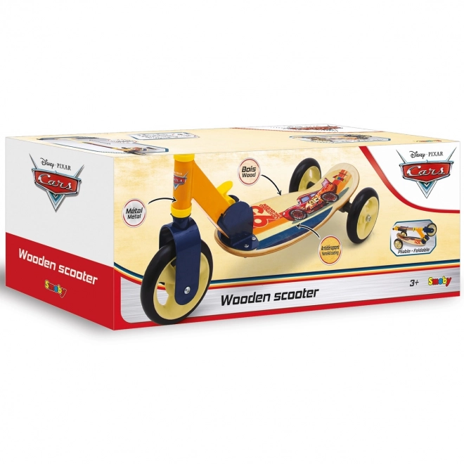Smoby dreirädriger Kinderroller Cars Holz