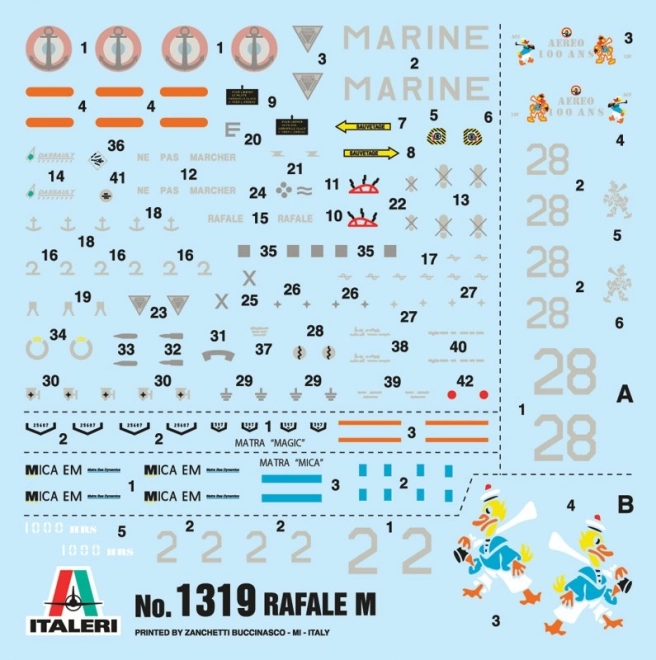 Plastikmodell Rafale M Operations Exterieures