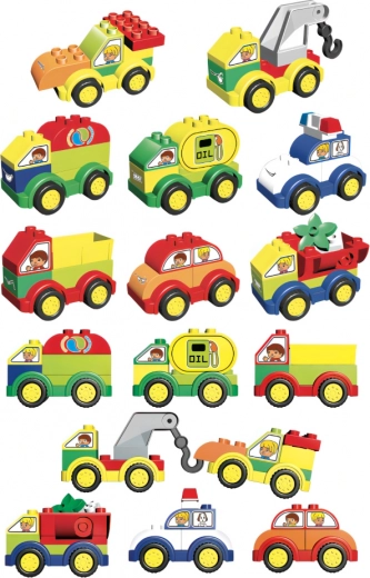 Verschiedene Fahrzeugtypen für Rollenspiele