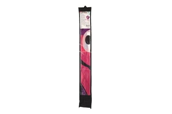 Luftdrache Fliegender Clown Nylon 78x86cm Rosa-Violett