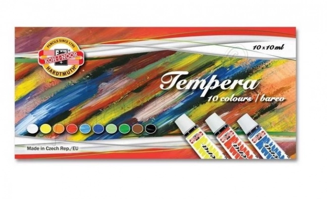 Temperafarben Set 10x10ml KOH-I-NOOR