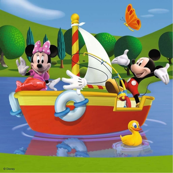Puzzle RAVENSBURGER Micky Maus Wunderhaus 3×49 Teile