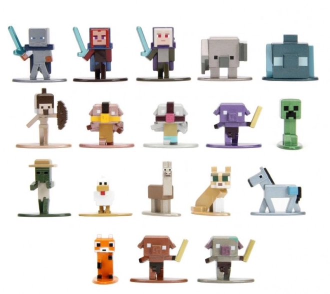 Minecraft Metall-Sammelfiguren Set