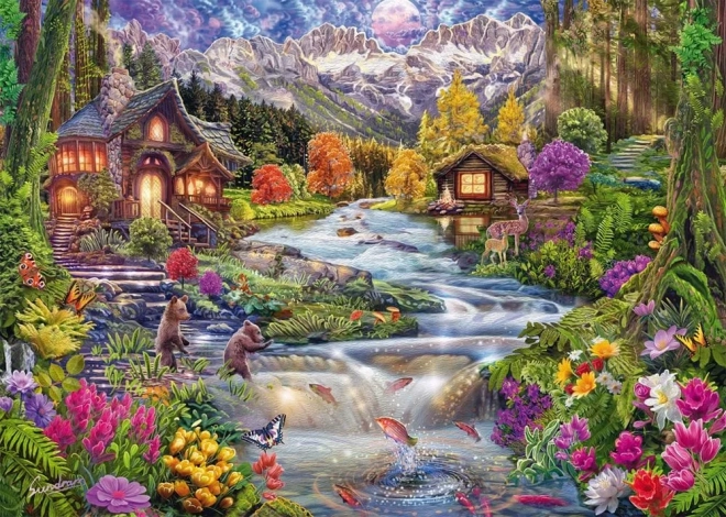 Puzzle Bergbach 2000 Teile