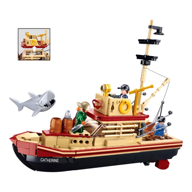 Sluban Modellbricks Fischerboot Catherine