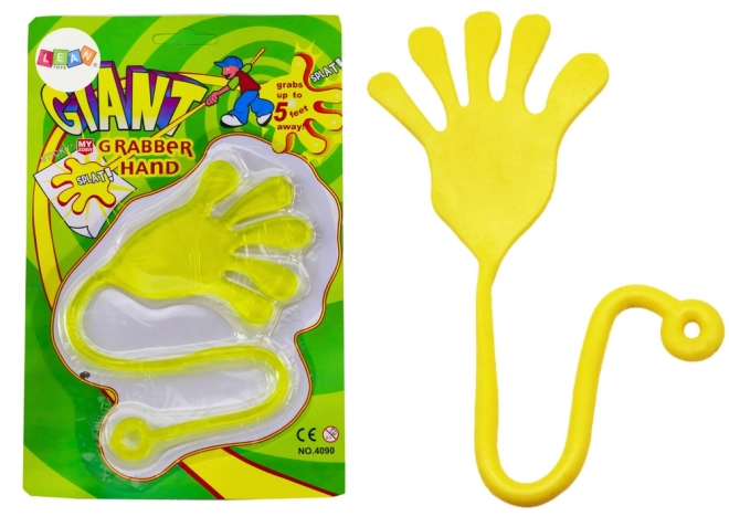 Elastische Gelbe Klebrige Hand Spielzeug