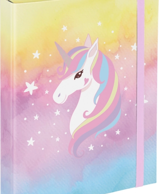 Ordner für Schulhefte A5 Rainbow Unicorn