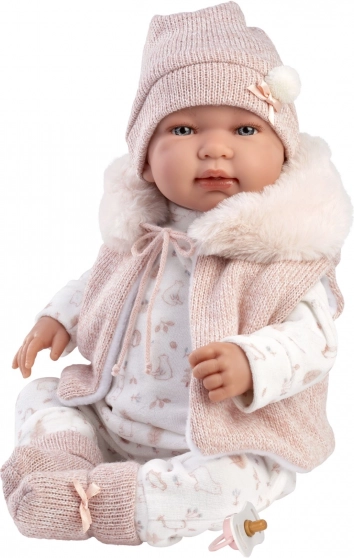 Llorens Neugeborene realistische Puppe Baby mit Geräuschen