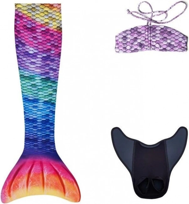 Regenbogen-Schuppendesign für den WOW-Effekt