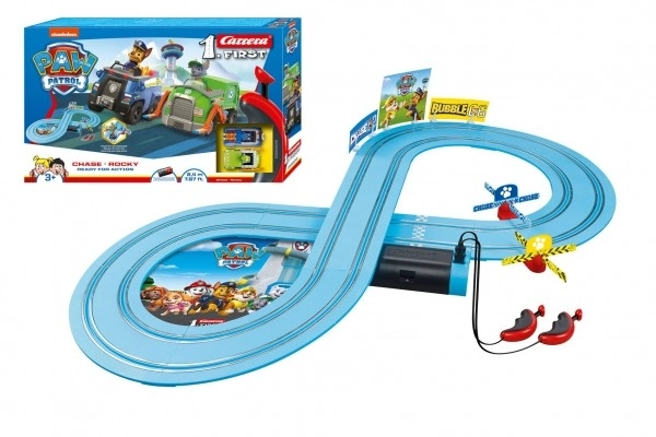 Carrera First Paw Patrol Autorennbahn 2,4m mit 2 Autos