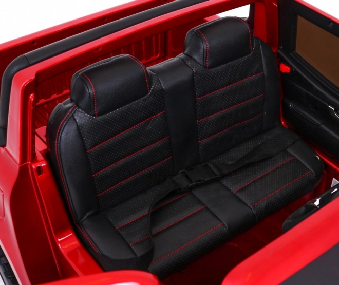 Mercedes Benz X-Klasse für Kinder Roter Lack + Fernbedienung + 4x4 + MP4 + Gepäckträger + EVA