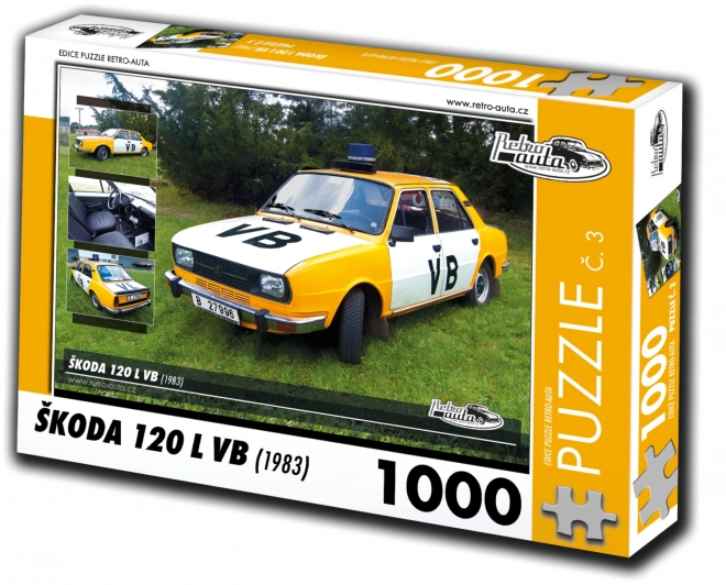 Puzzle RETRO-AUTA Škoda 120 L VB 1000 Teile