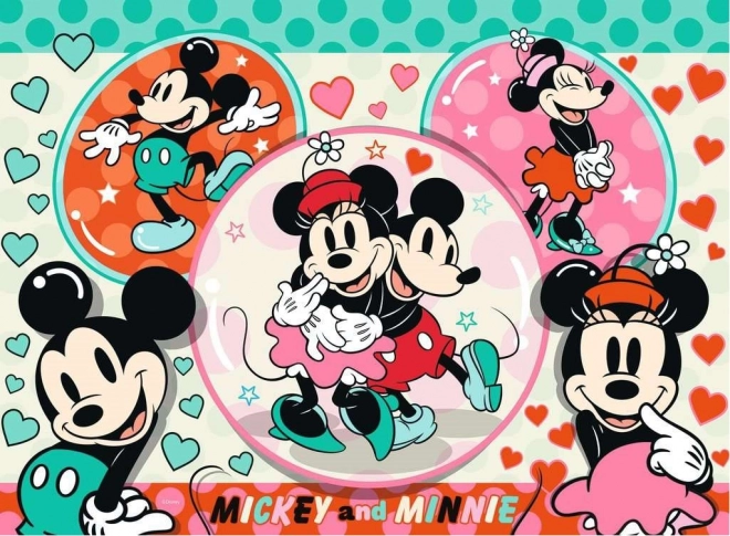 Ravensburger Puzzle Mickey und Minnie: Traumhaftes Paar XXL 150 Teile