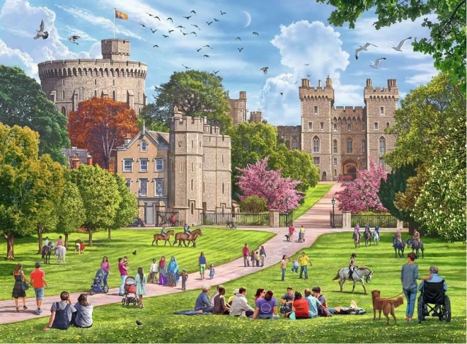 Ravensburger Puzzle Königliche Residenzen Großbritannien 4x500 Teile