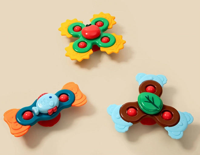 Woopie Baby Farbe 3-in-1 Spinner Spielzeug