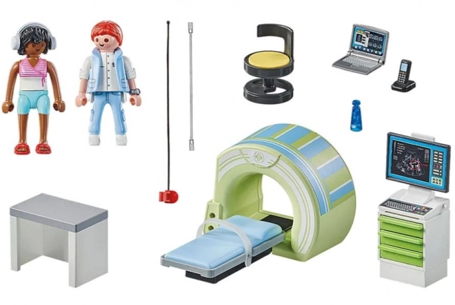 Playmobil Radiologie-Patient beim MRT