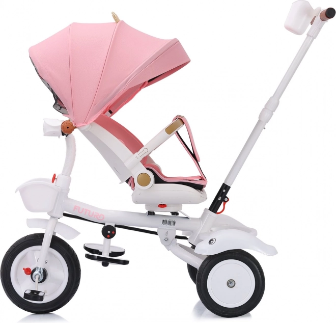 Chipolino Kinder Dreirad Princess mit Verdeck 2-in-1