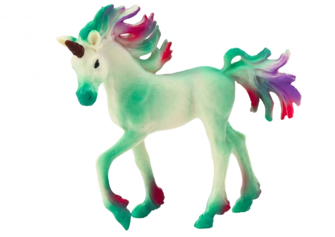 Sammlerfigur Grüner Einhorn 8 cm