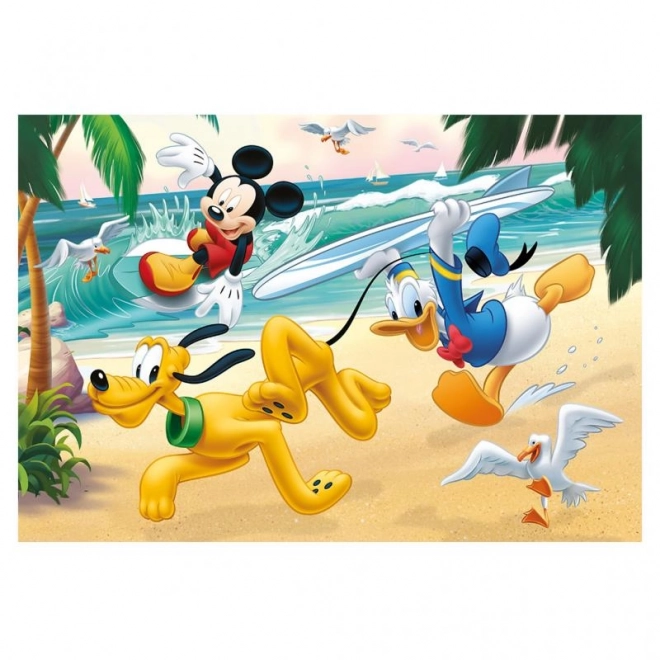 Puzzle Mickey Sports 2x77 Teile