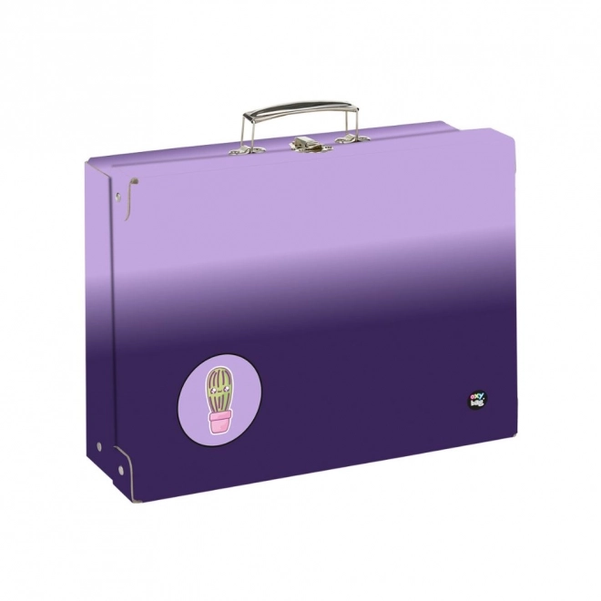 Laminiert Kinderkoffer A4 OXY NEXT Ombre Lila