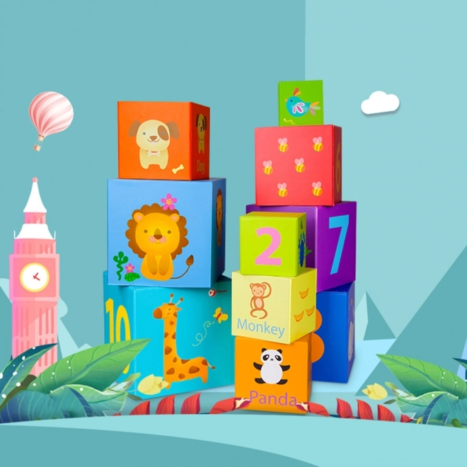 Magic Box Blöcke Puzzle Turm - Classic World