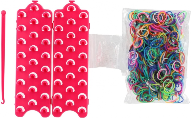 600 bunte Silikongummibänder