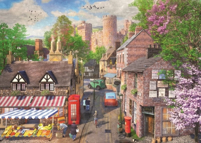 Ravensburger Puzzle Malerische Gasse zum Schloss 1000 Teile