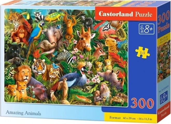 Puzzle Erstaunliche Tiere 300 Teile