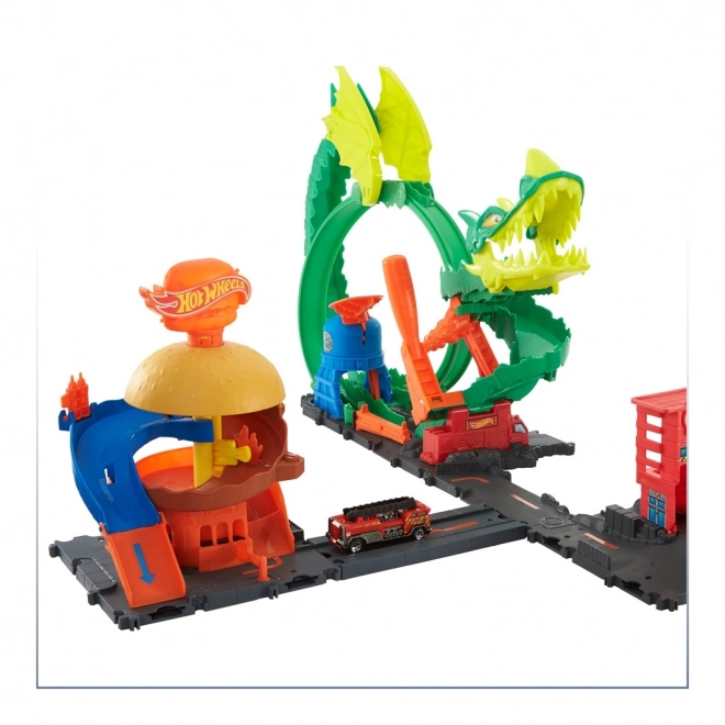 Stadt Spielset Drachen Looping