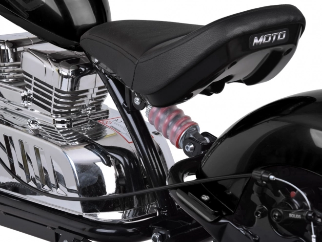 Elektrisches Motorrad Chopper für Kinder – Schwarz
