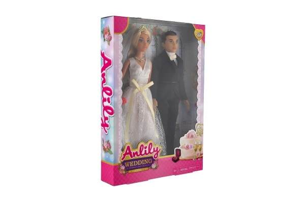 Hochzeitspaar bereit zum Spielen