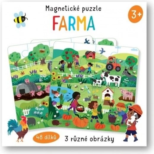 Svojtka & Co. Magnetisches Puzzle Bauernhof
