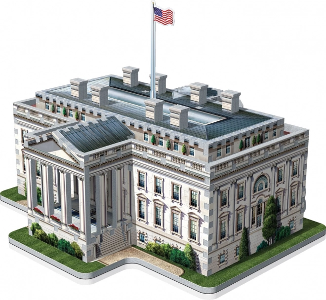 3D-Puzzle Weißes Haus von Wrebbit